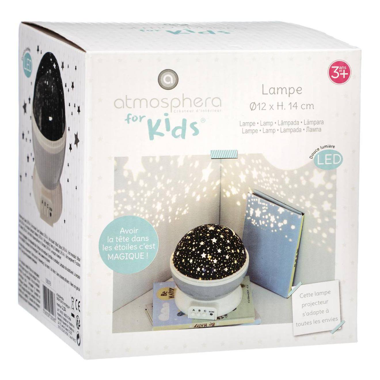 Veilleuse Enfant - Projecteur Gris (Atmosphera) - Image 1