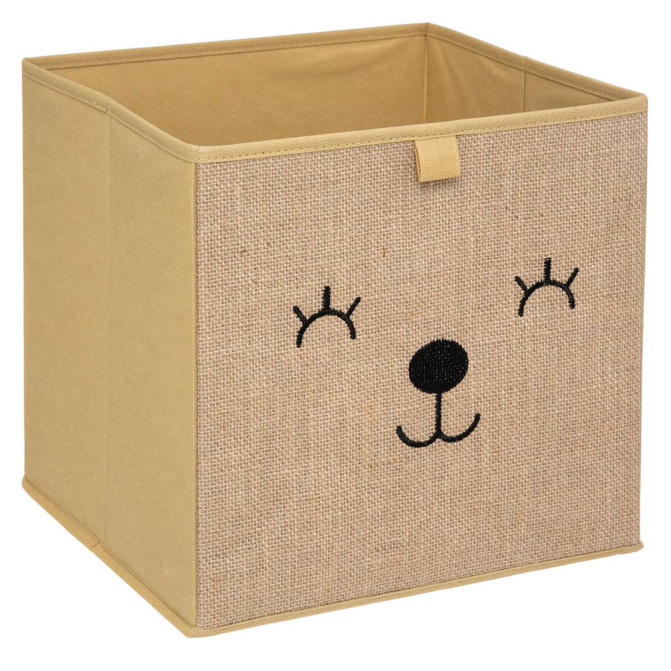 Bac De Rangement Enfant Marron Caramel