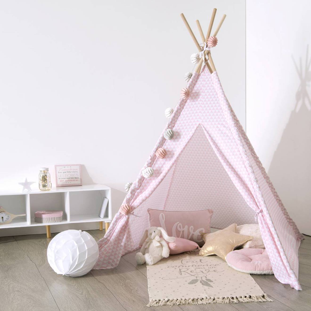 Tipi Enfant Rose (Atmosphera For Kids) - Image 2