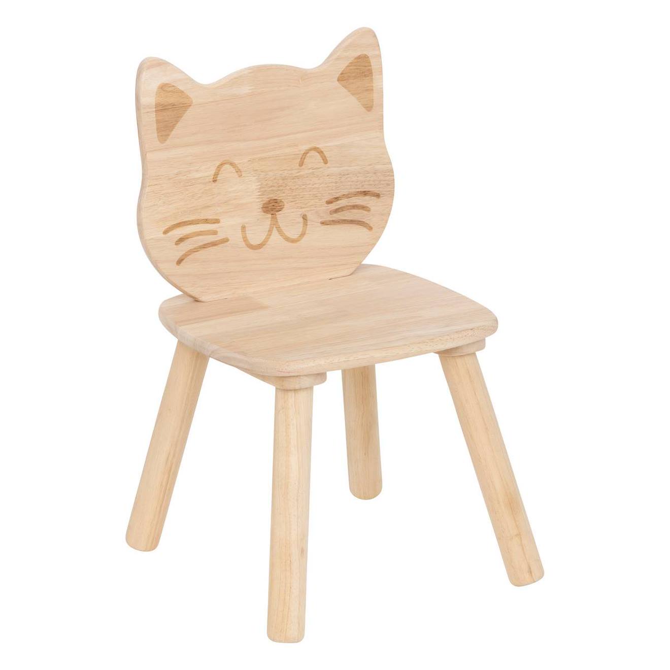 Chaise Enfant Chat - Pia Marron