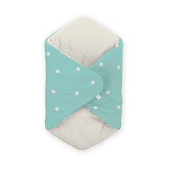 -Couverture de berceau aqua accessoire pour poupée
