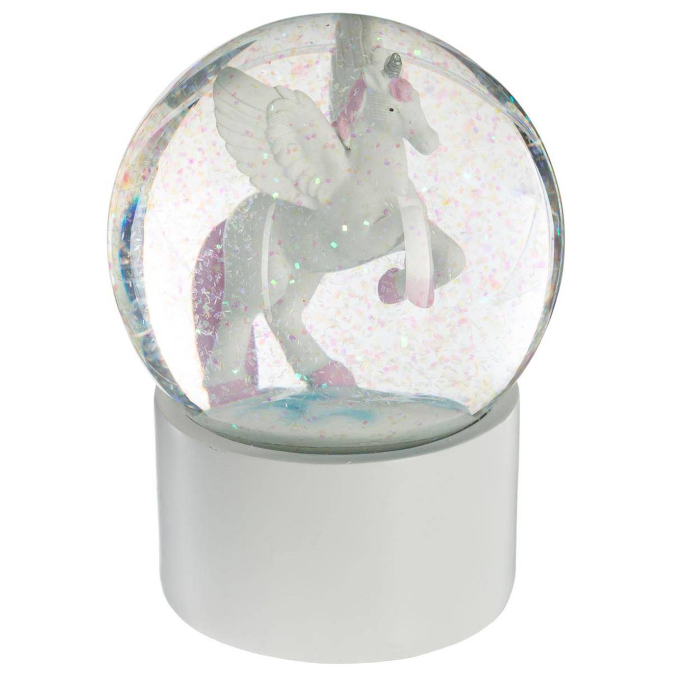 Boule À Neige - Licorne Blanc