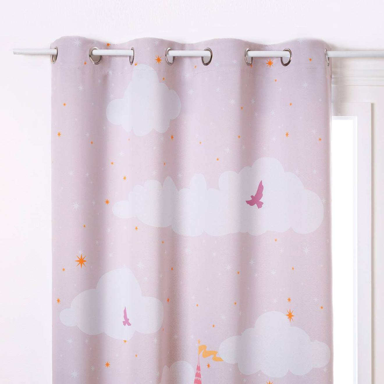 Rideau Occultant Enfant - Chateau Rose Clair