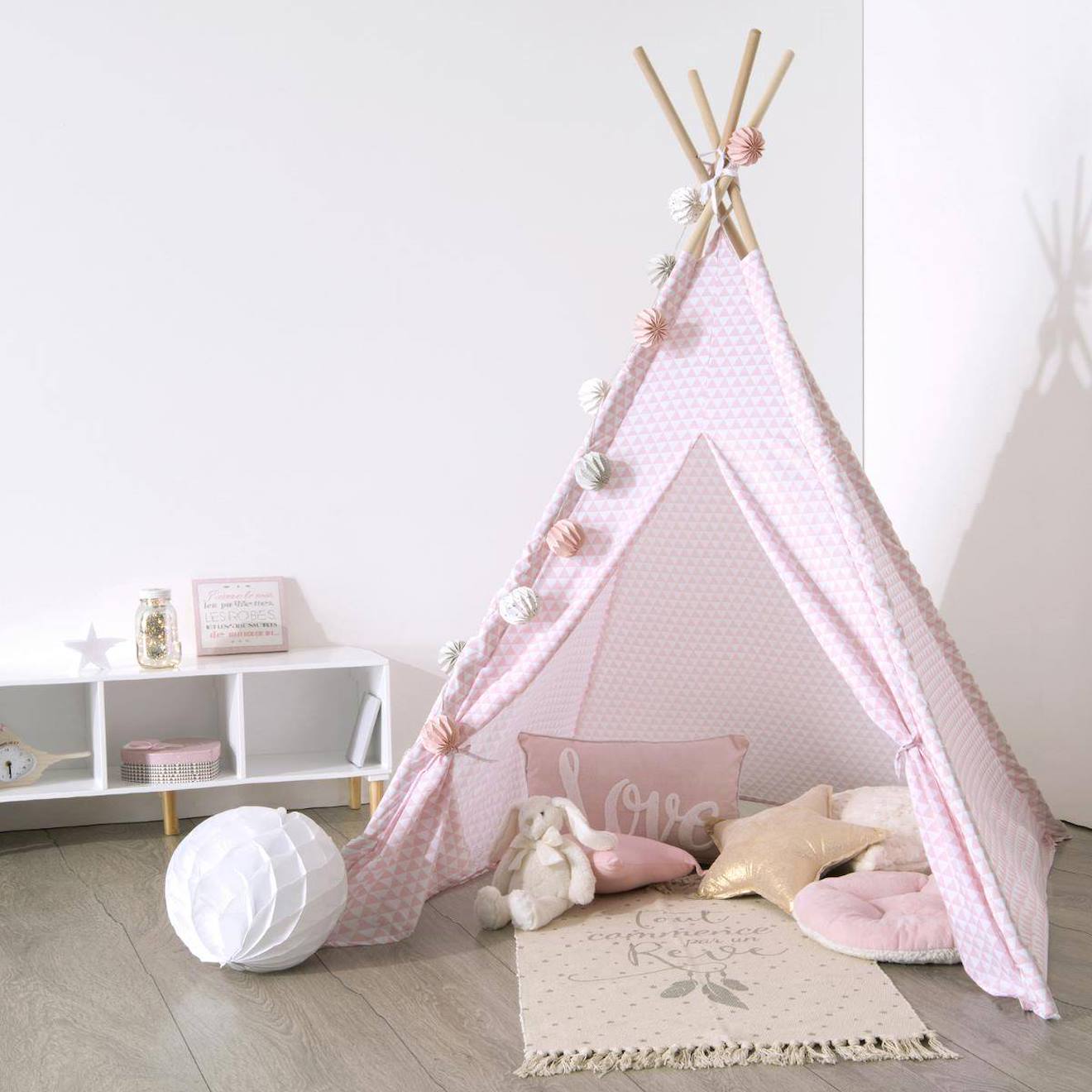 Tipi Enfant Rose (Atmosphera For Kids) - Image 1