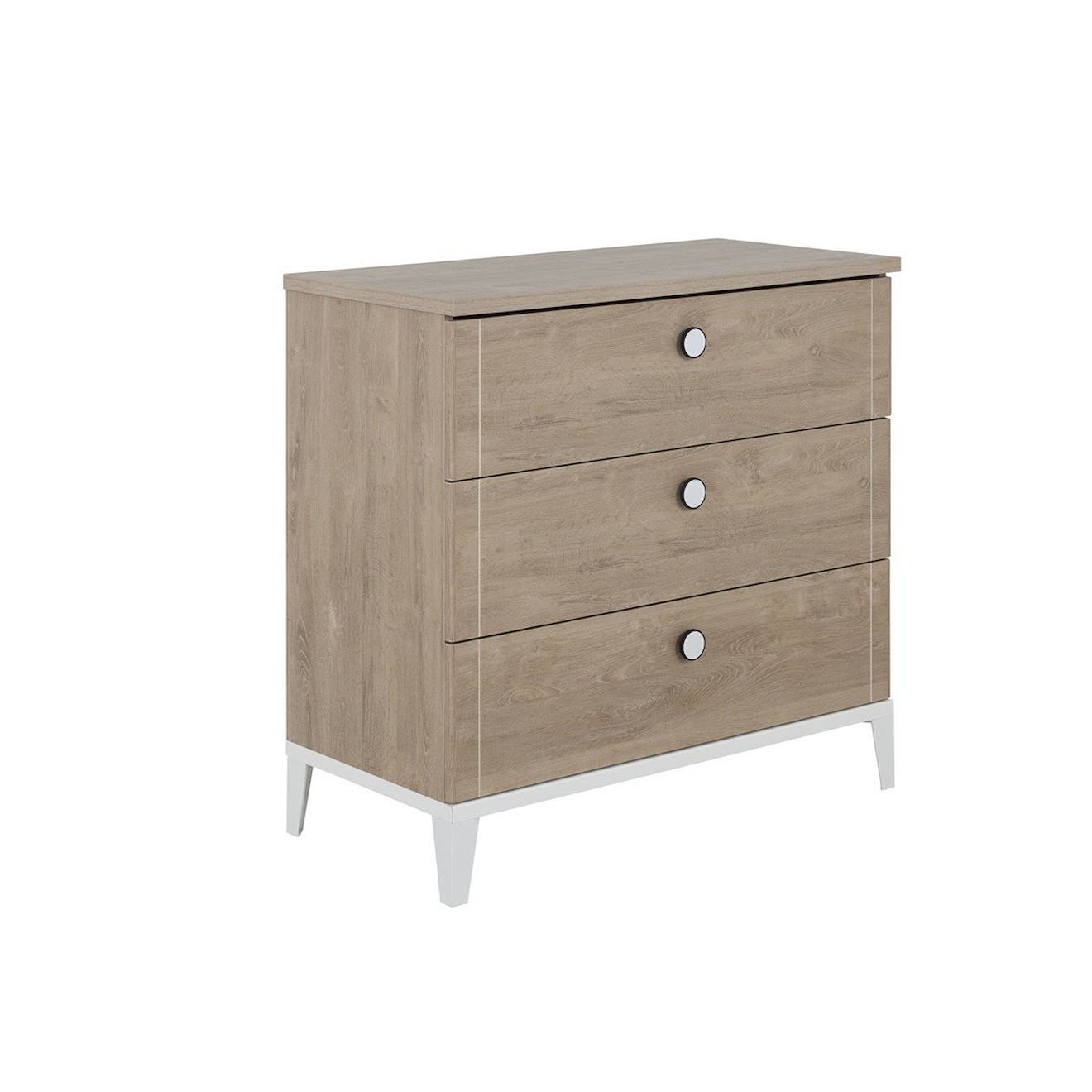 Commode 3 Tiroirs Marcel Bois Clair (Galipette) - Couverture