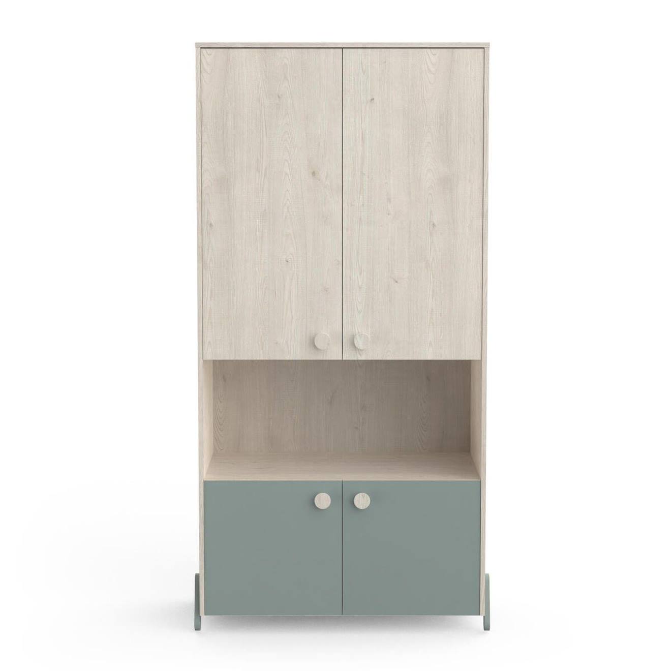 Armoire Ilian Chene Topanga/vert