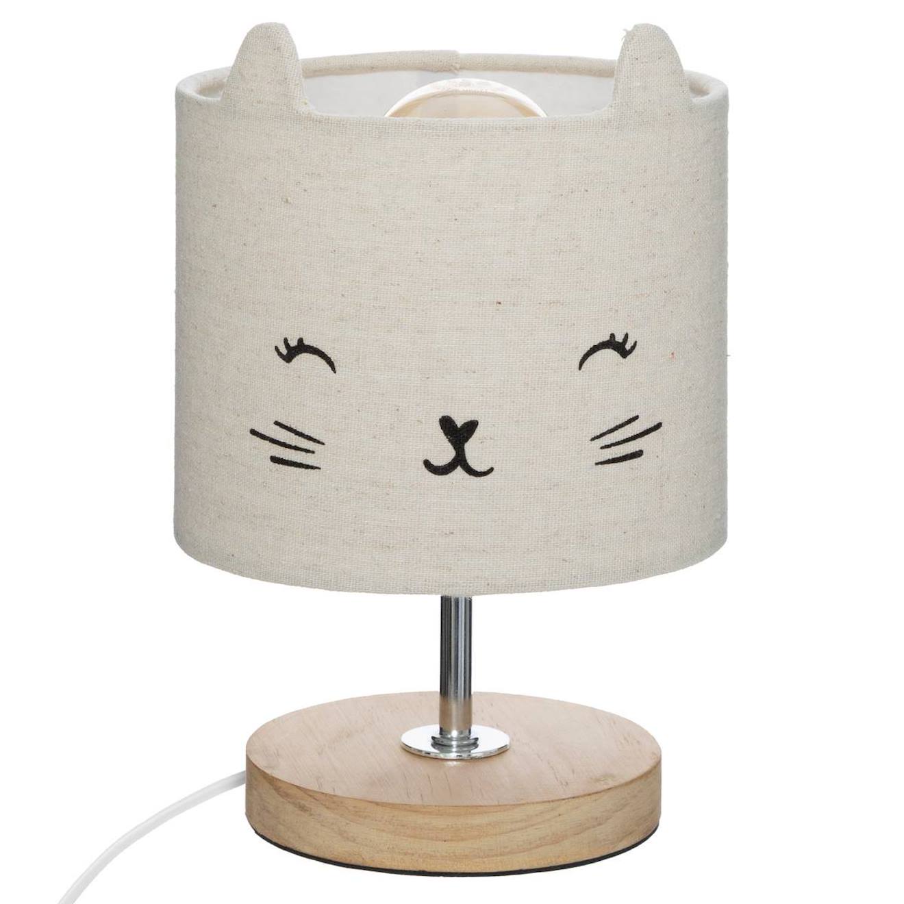Lampe À Poser Enfant - Toxey Gris (Atmosphera For Kids) - Image 1