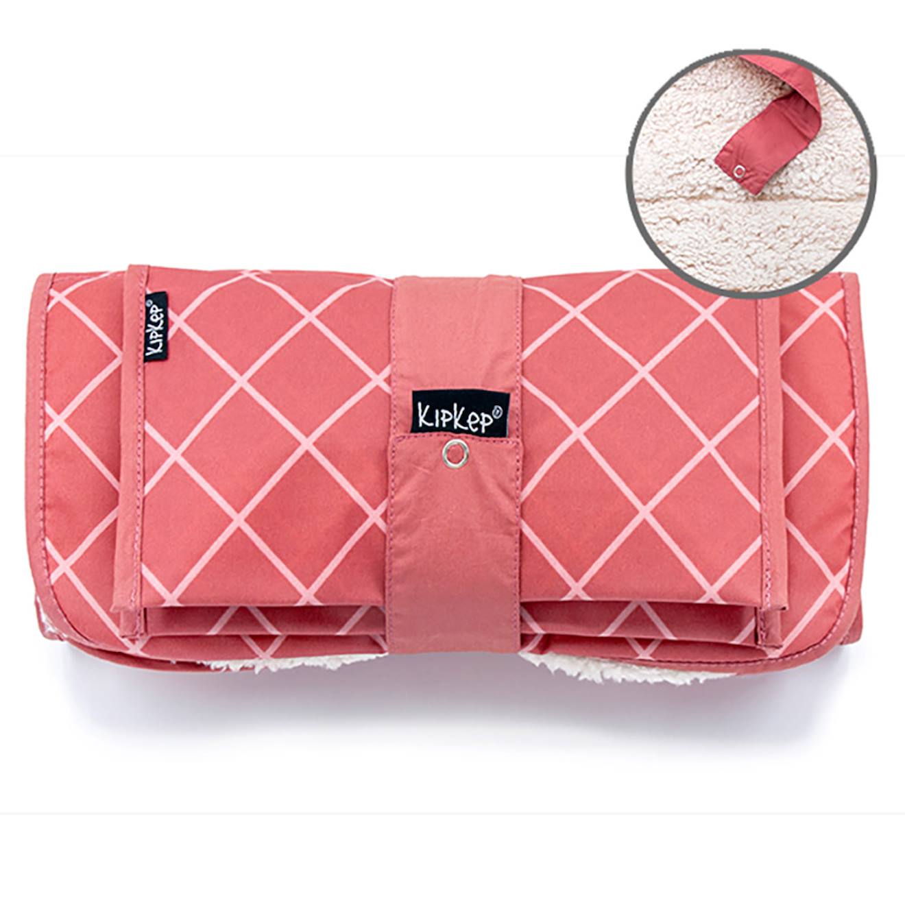 Set À Langer Nomade En Sherpa Dusty Clay Rose