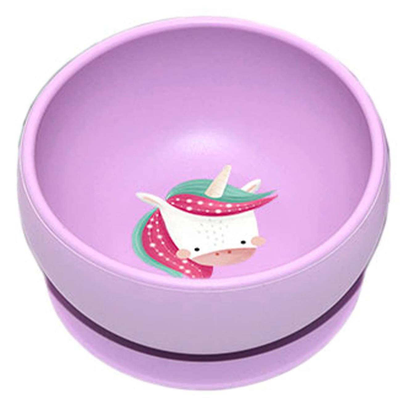 Bol En Silicone Avec Ventouse Animaux Rose (Sassi) - Image 2