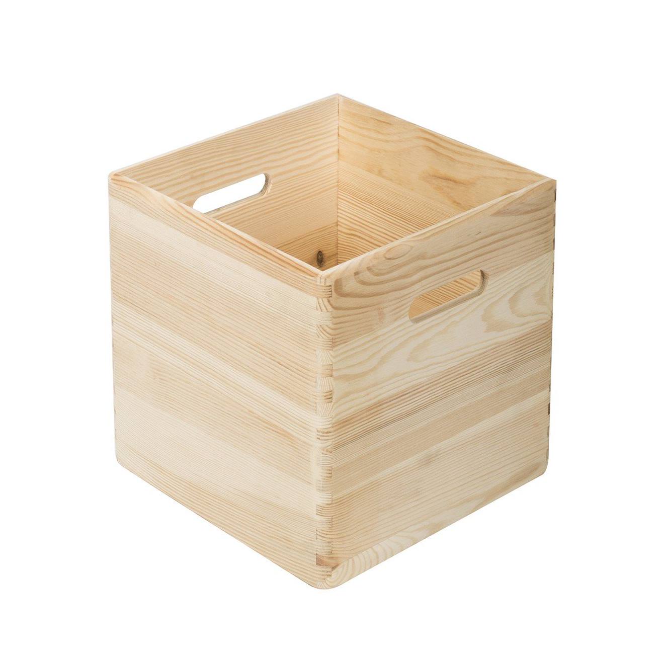 Cube En Pin Massif Bois Clair
