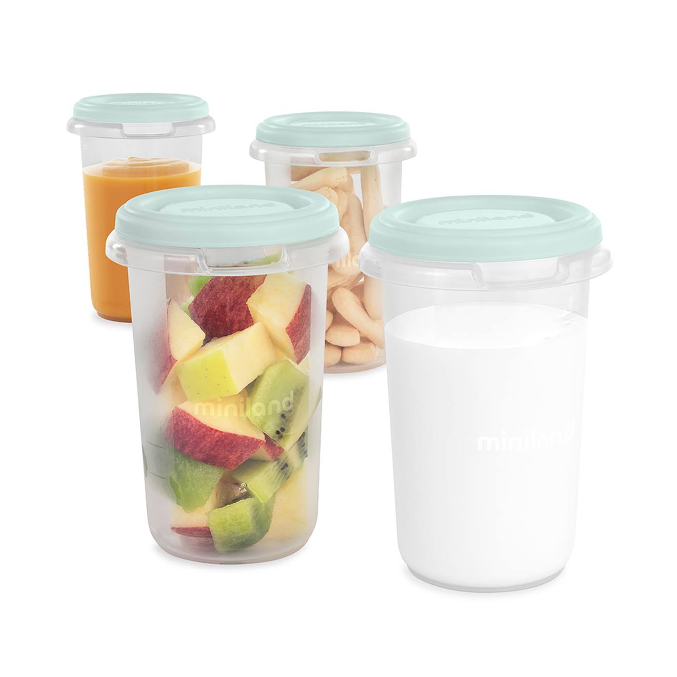 Set De 4 Hermétiques De 330ml Hermisized Bleu