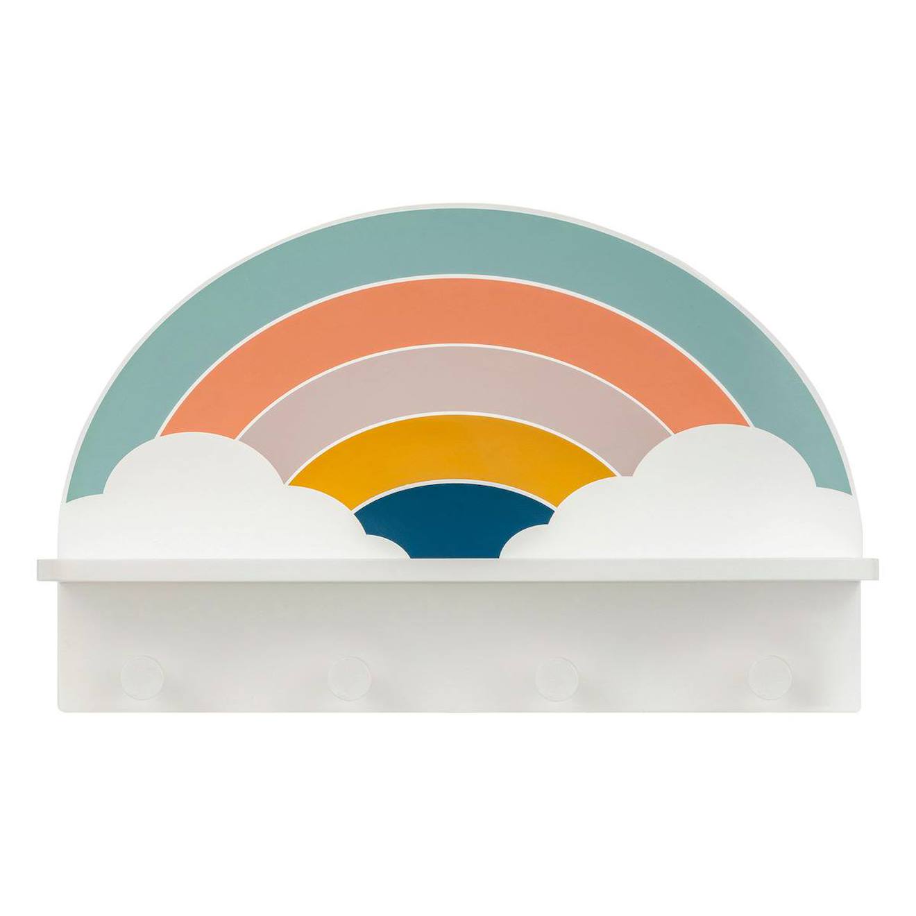 Patère Étagère Enfant - Soel Multicolore