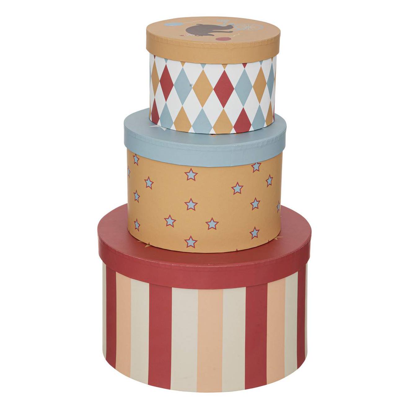 Set De 3 Boîtes - Circus Multicolore