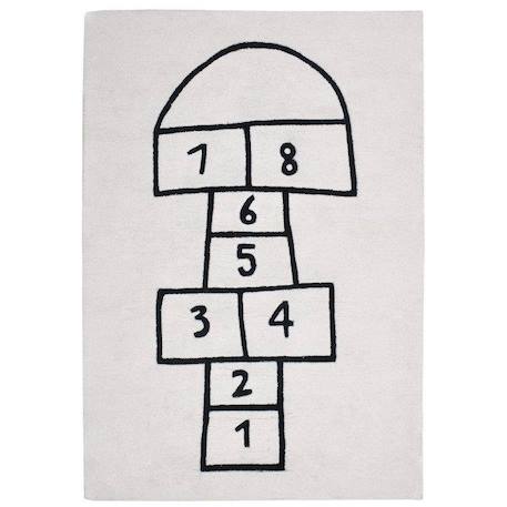 Lilipinso - Tapis Coton La Marelle Par Lilipinso Noir