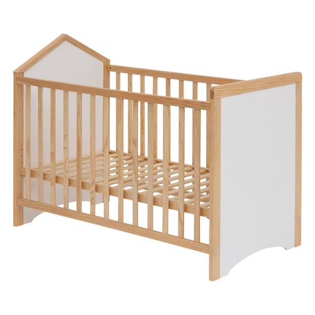 Atmosphera For Kids - Lit Bébé Sommier Intégré - Sama Blanc