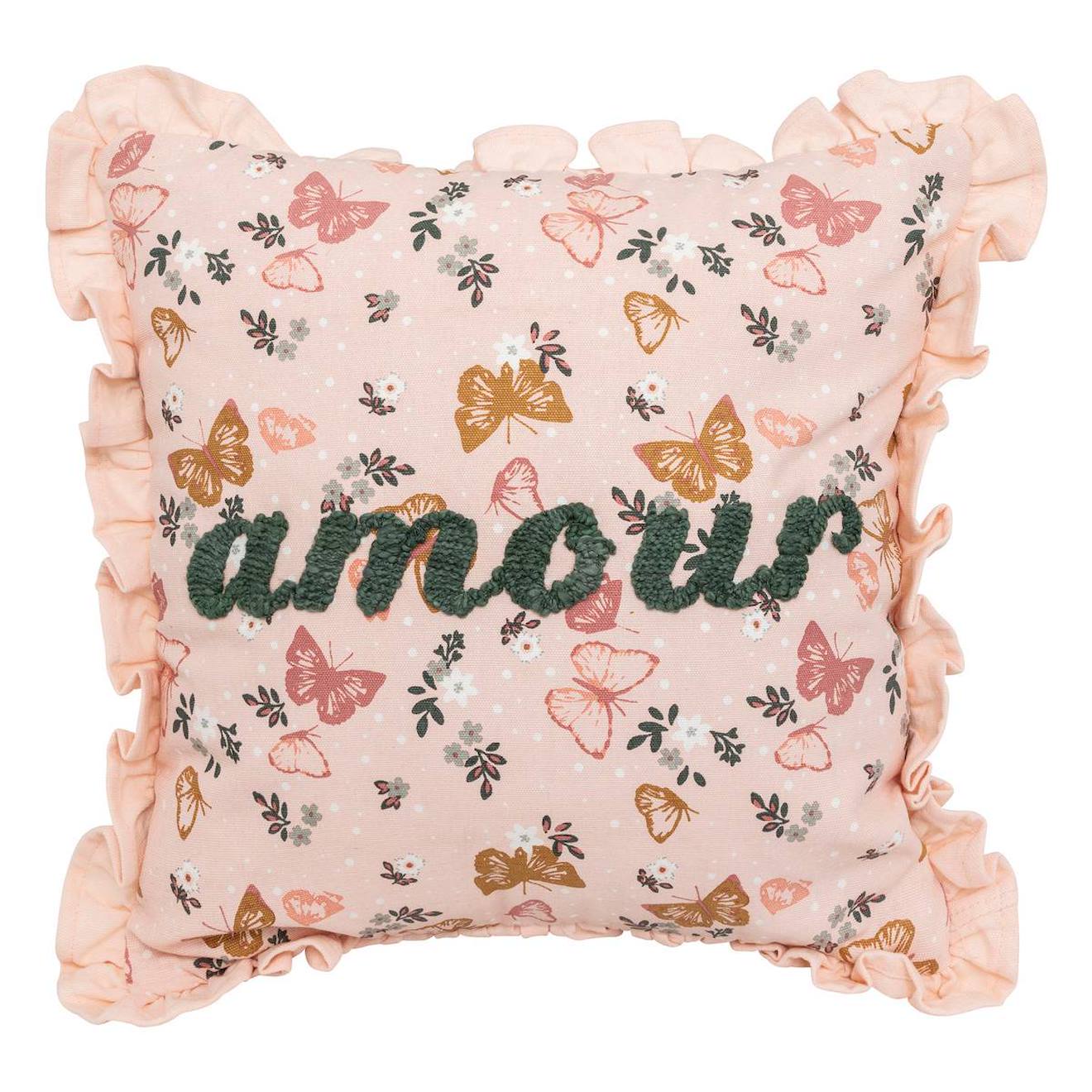 Coussin Brodé - Alina Multicolore