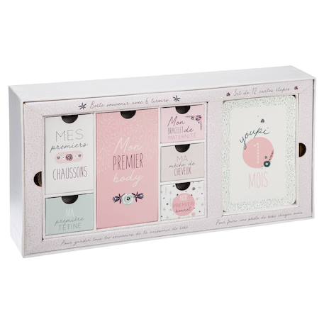 Atmosphera For Kids - Coffret Cadeau De Naissance - Mon Premier Rose
