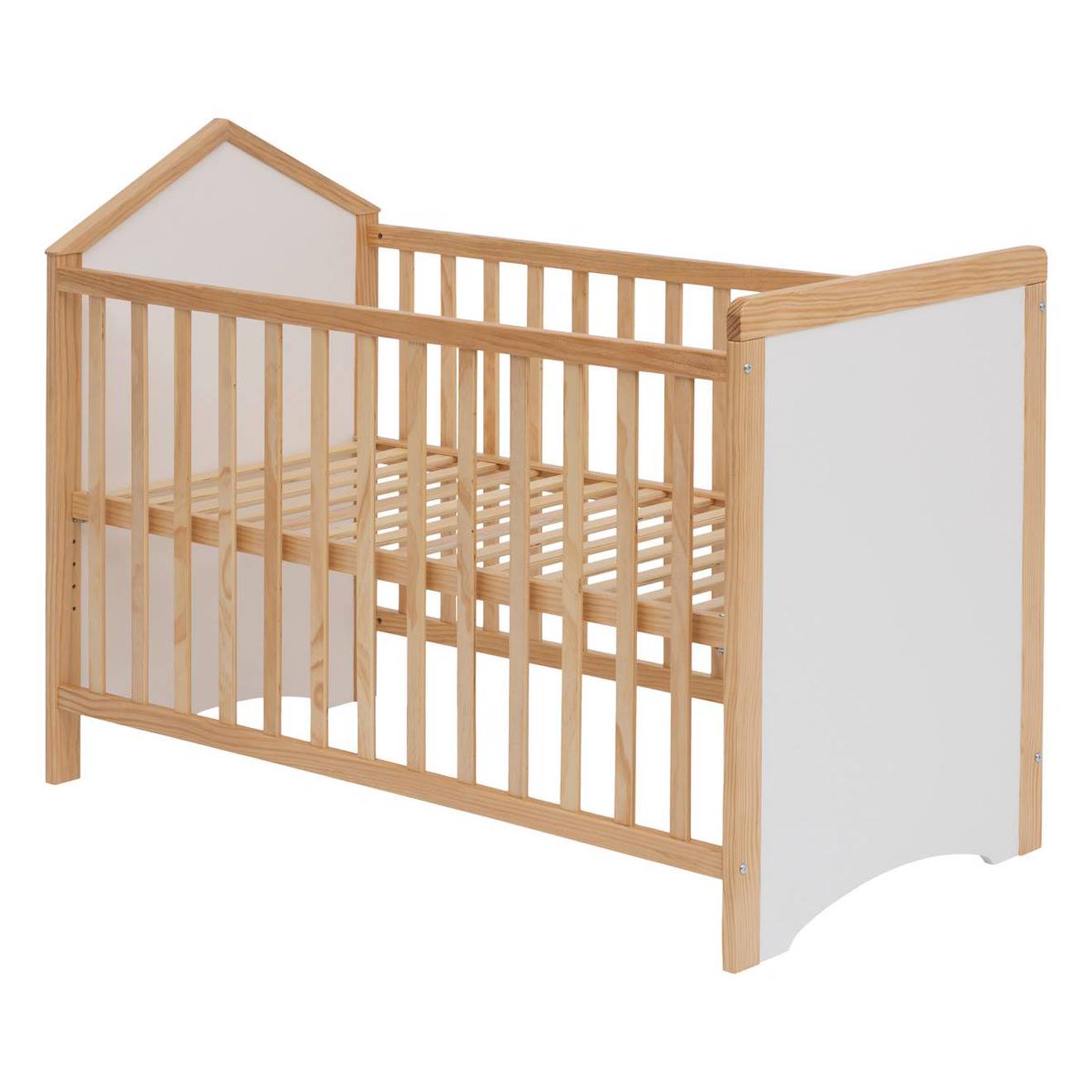 Lit Bébé Sommier Intégré - Sama Blanc (Atmosphera For Kids) - Image 1