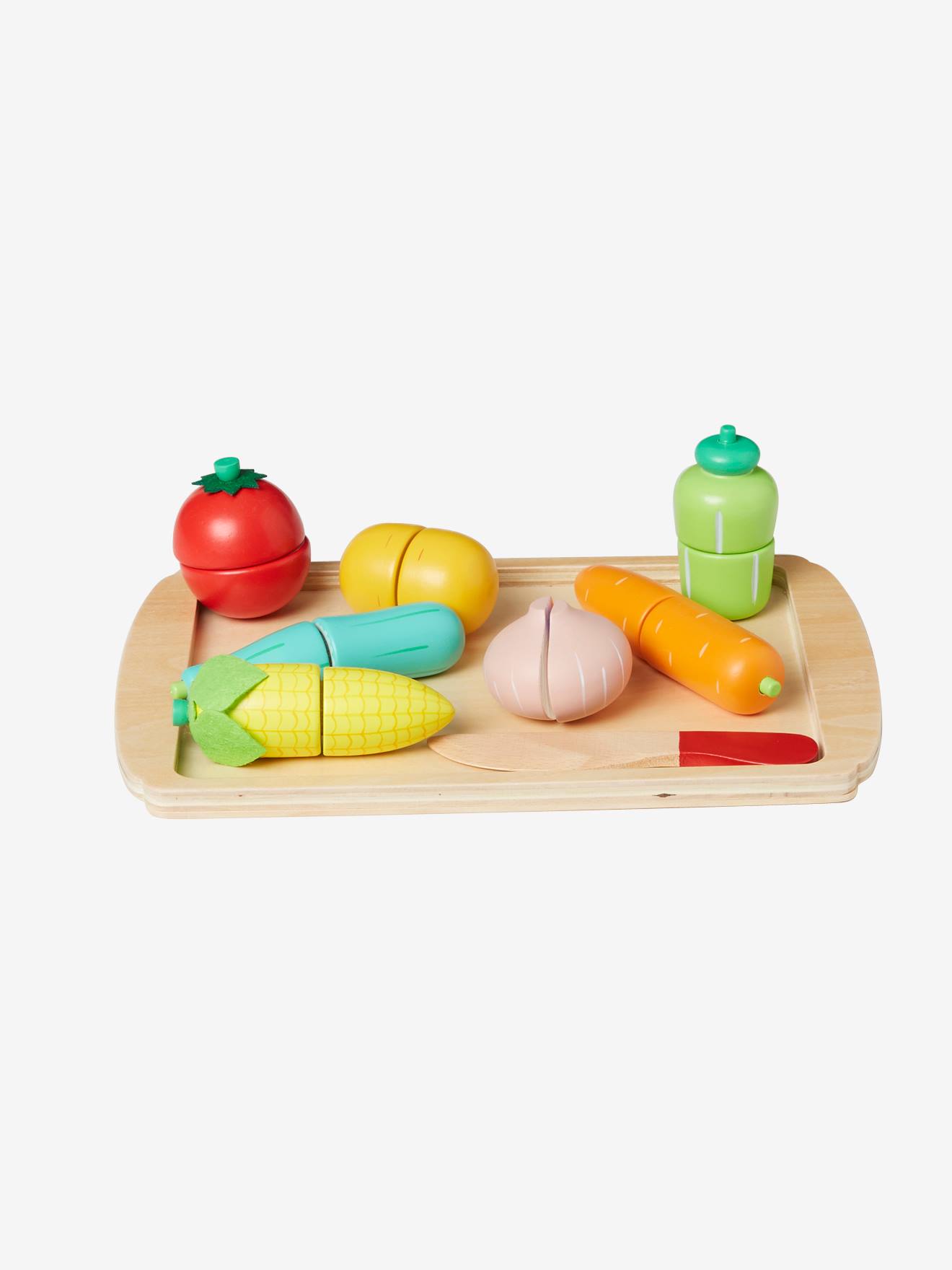Set de légumes à couper en bois FSC® multicolore