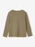 Tee-shirt fantaisie fille écru+olive 5 - vertbaudet enfant 