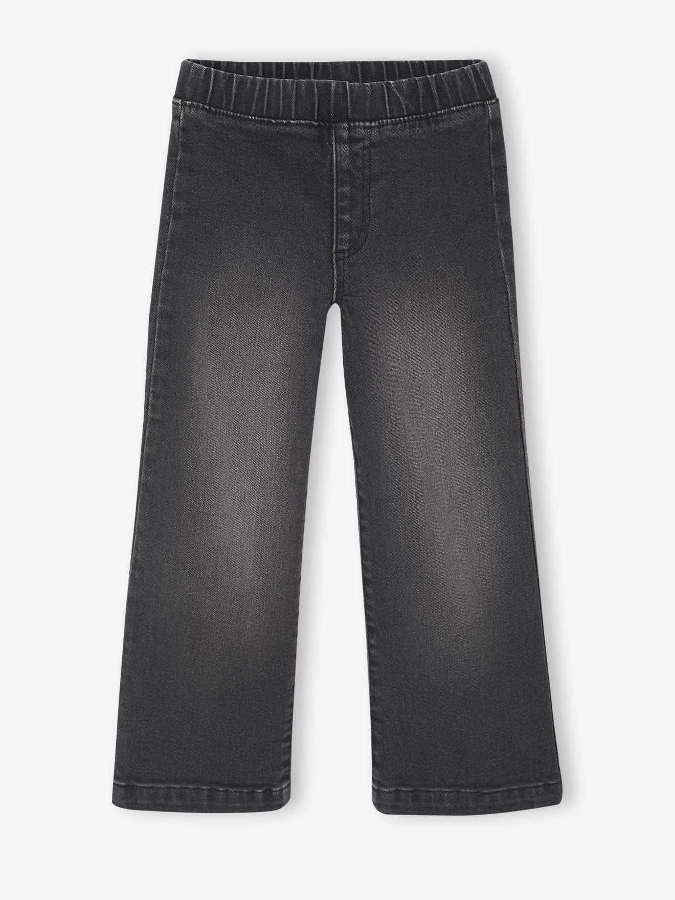 Jean tregging fille large denim gris 18 €