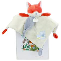 Jouet-Premier âge-Doudou plat romarin le renard 27 cm