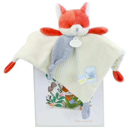 Doudou Et Compagnie - Doudou Plat Romarin Le Renard 27 Cm Beige