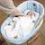 Habillage de couffin en gaze de coton jeanne Beige+Blanc+Bleu+Camel+Écru+Gris clair+Rose+Terracotta+Vert de gris 13 - vertbaudet enfant 