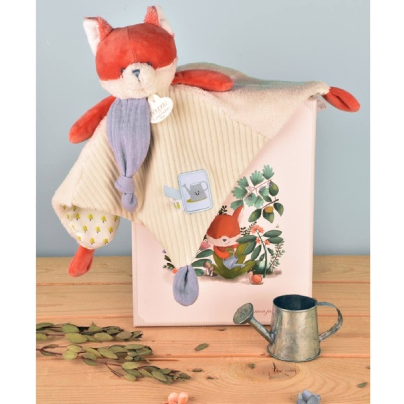 Doudou Plat Romarin Le Renard 27 Cm Beige (Doudou Et Compagnie) - Image 2