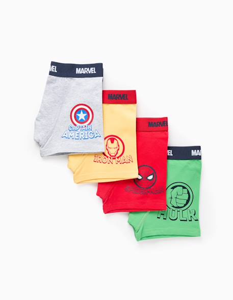 Garçon-Pack 4 boxers avengers