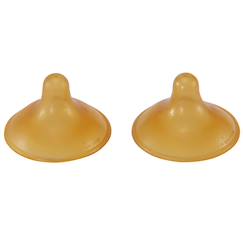 -Bouts de sein en caoutchouc naturel - lot de 2