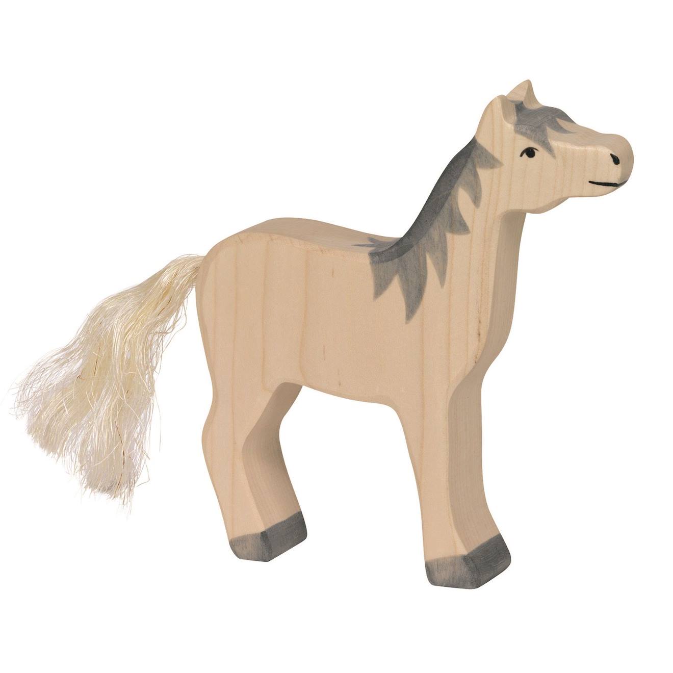 Figurine Cheval Debout Blanc