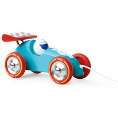 Jouet-Premier âge-Voiture de course à tirer
