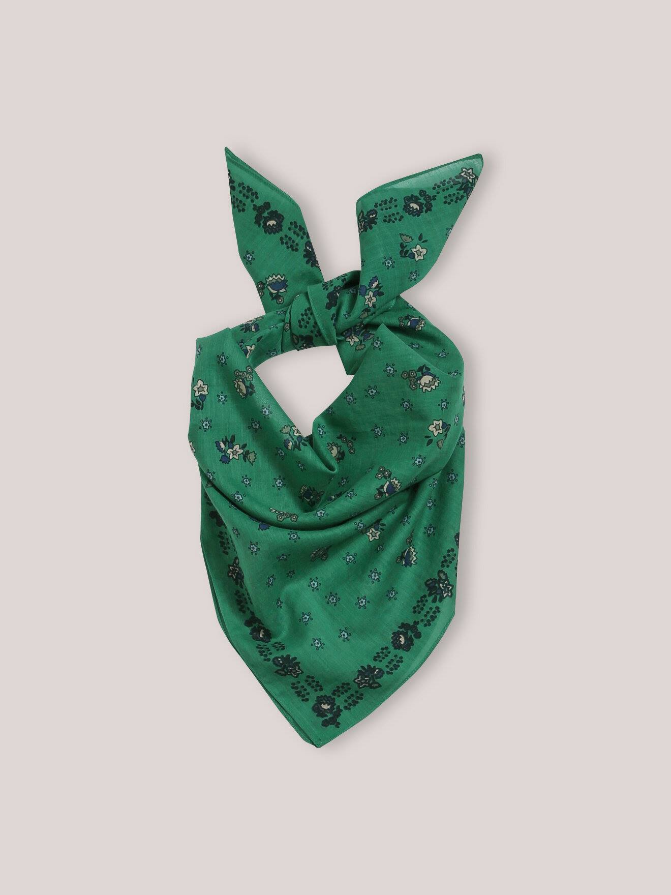 Foulard Fleurs Fille - Coton Biologique Prairie