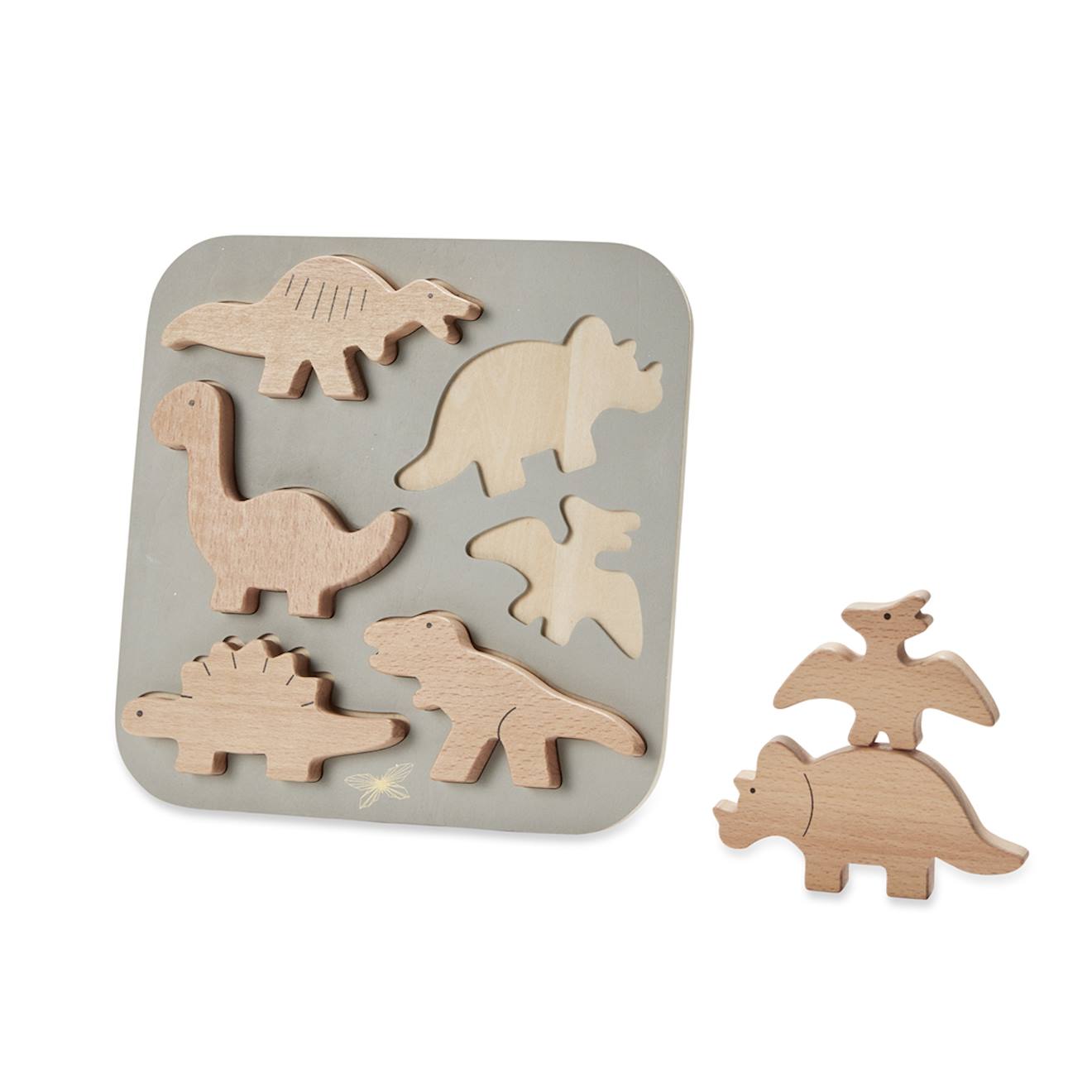 Puzzle - Les Dinosaures Gris