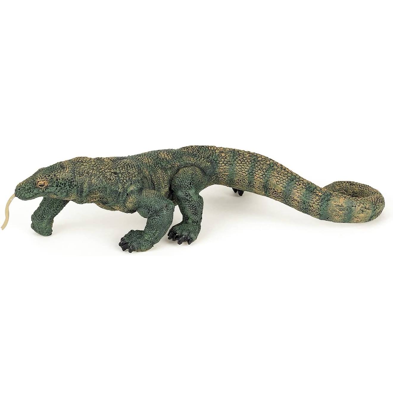 Figurine dragon de komodo marron