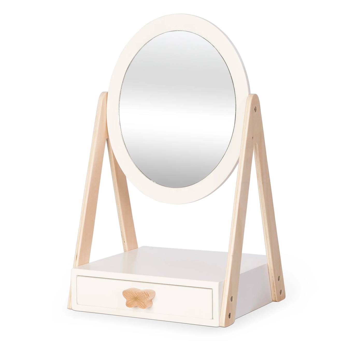 Miroir De Table Blanc