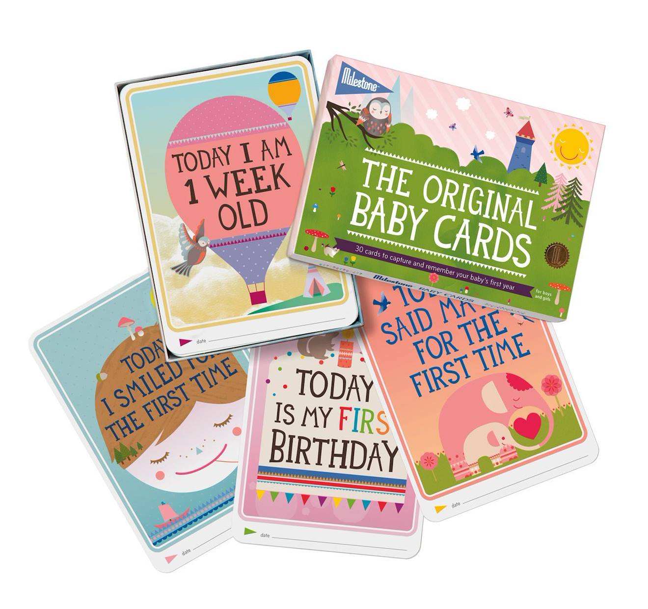 Baby Cards - Version Anglaise Vert