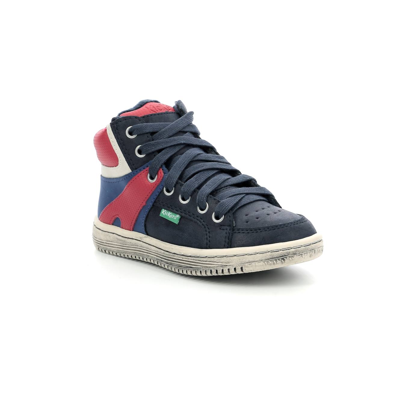 Sneakers Hautes Lowell Bleu Rouge Marine