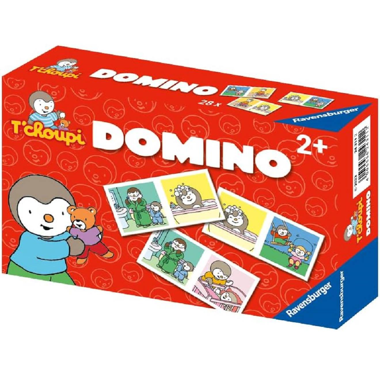 Jeu De Domino T'choupi Rouge