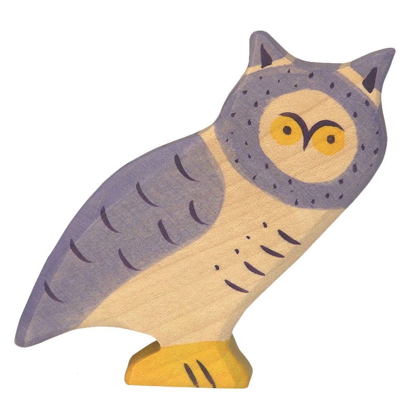 Figurine Hibou Bleu