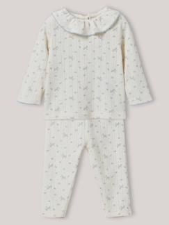 Bébé-Pyjama, surpyjama-Pyjama en pointelle bébé - coton biologique