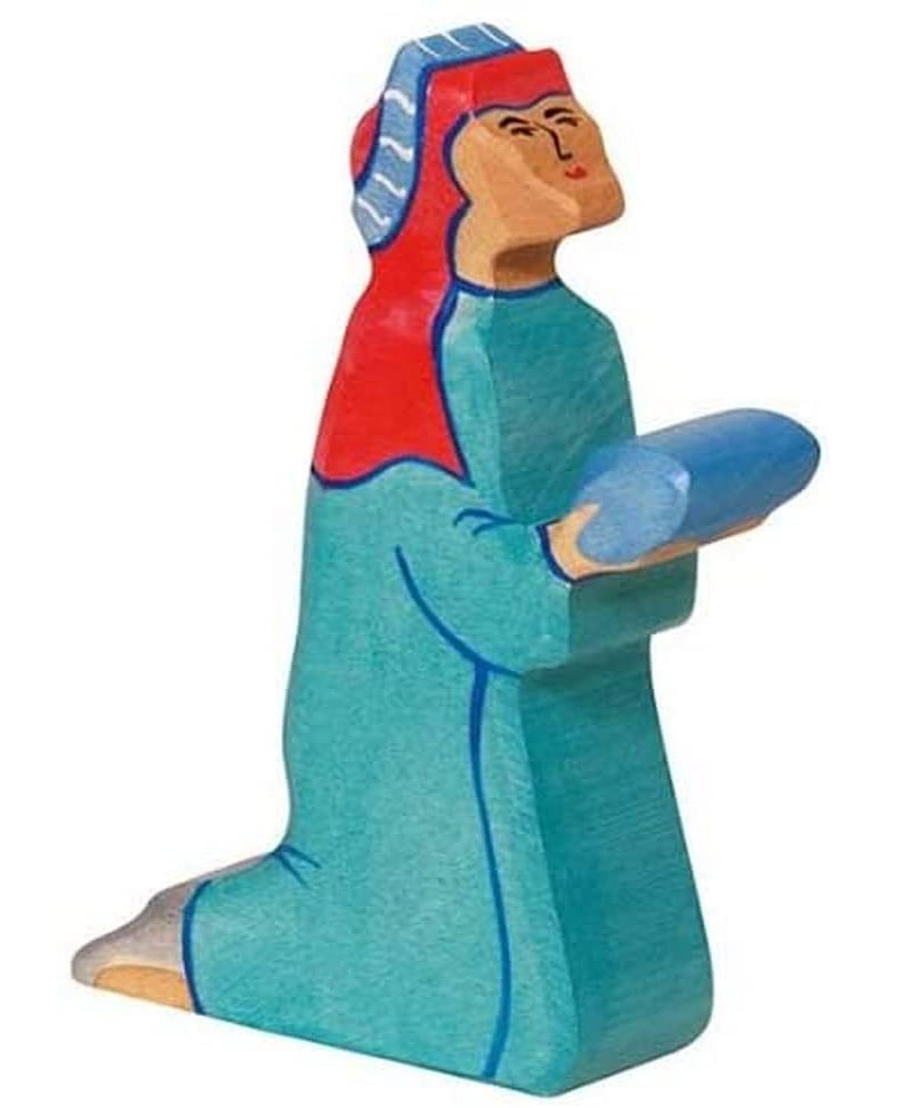 Figurine Crèche De Noël - Baltazar 2 Bleu