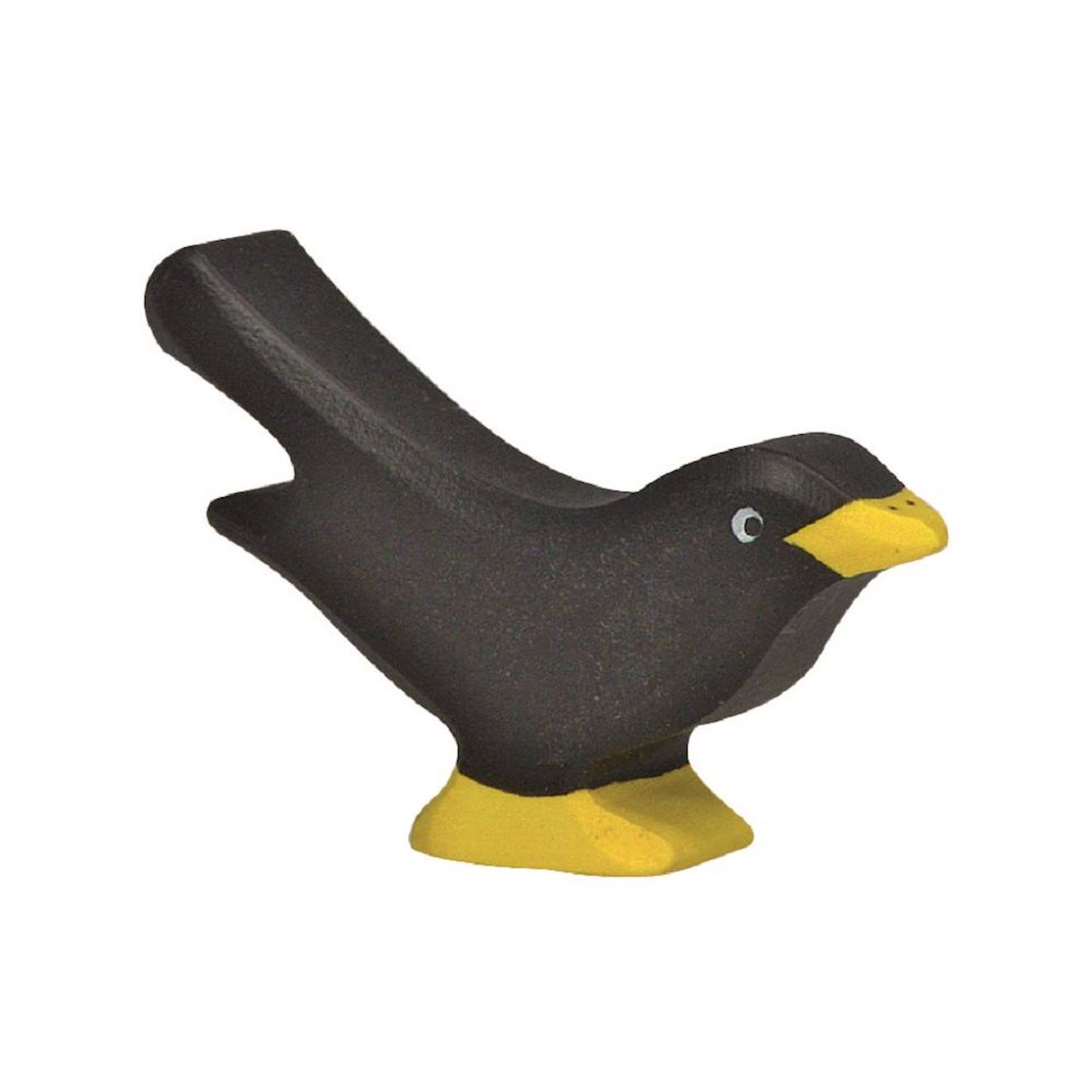Figurine Merle Noir Marron