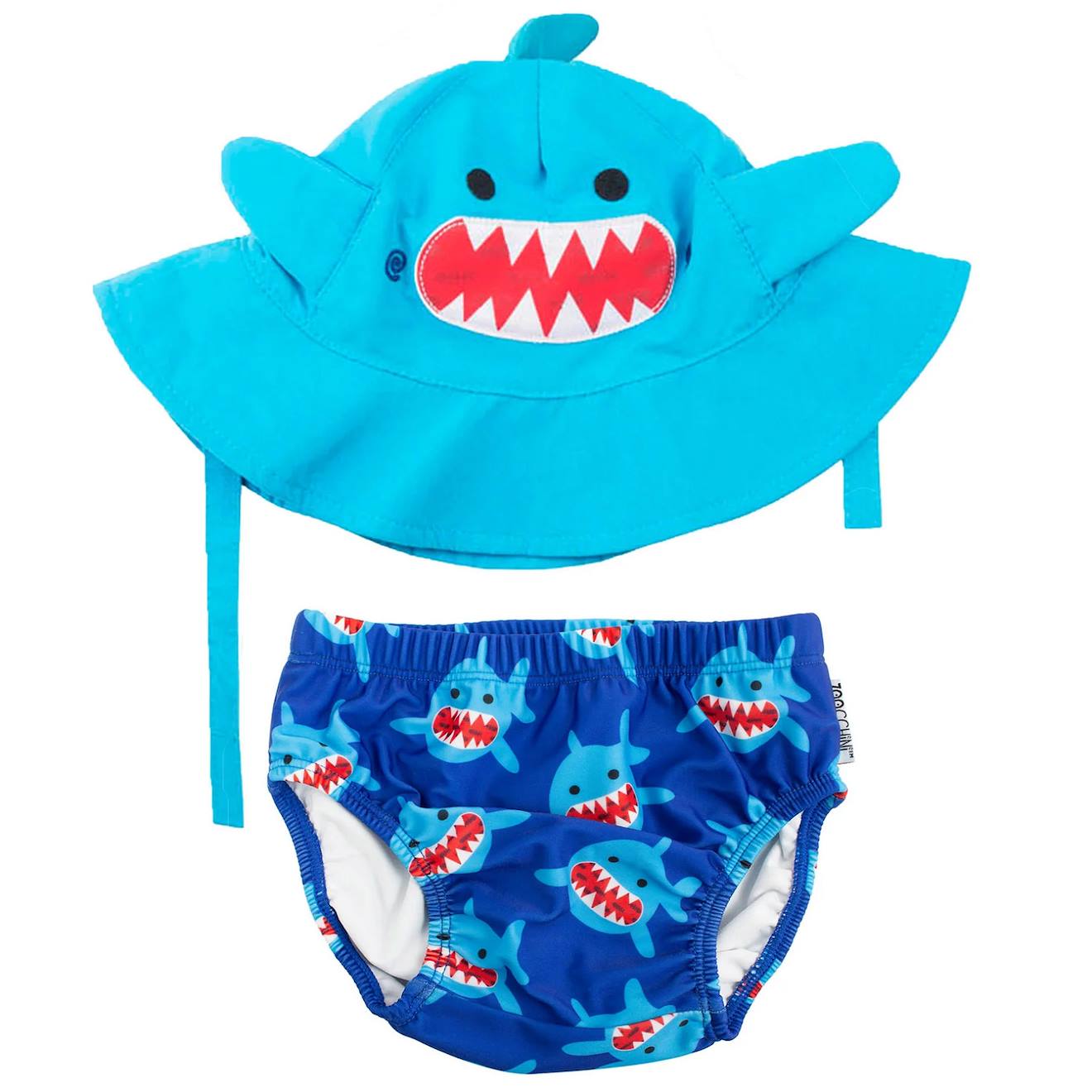 Maillot Et Chapeau Requin (6-12m) Bleu