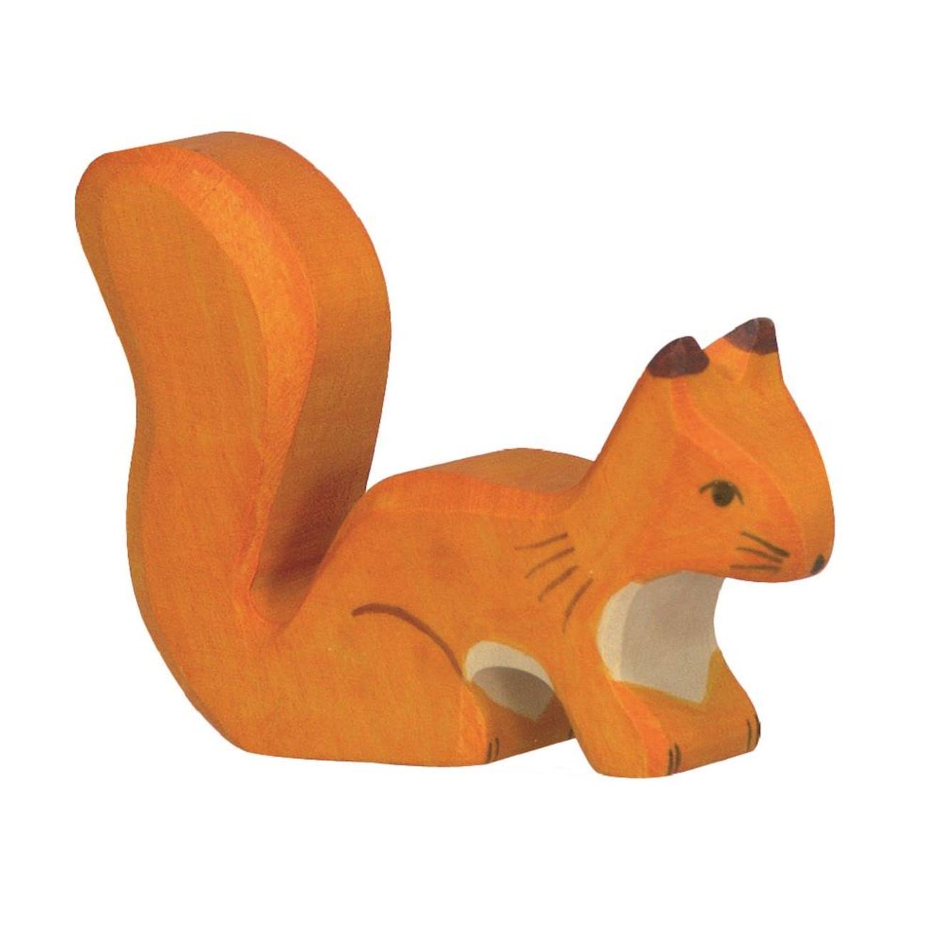 Figurine Ecureuil Roux Marron