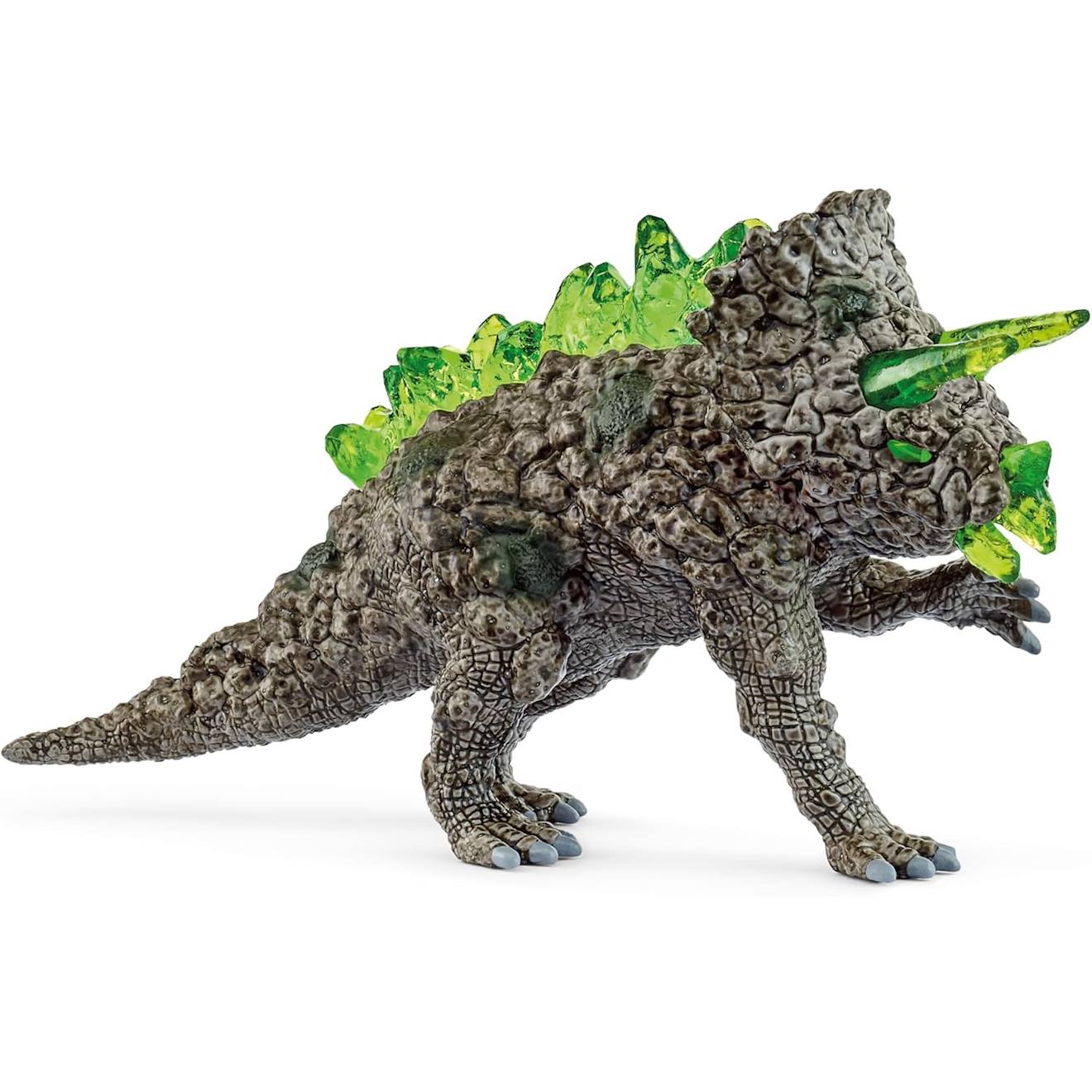 Figurine Tricératops De Pierre Gris