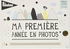 Jouet-Premier âge-Cartes souvenirs - ma première année over the moon
