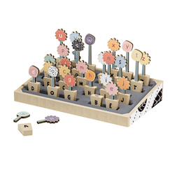 Jouet-Jeu éducatif fleurs abc
