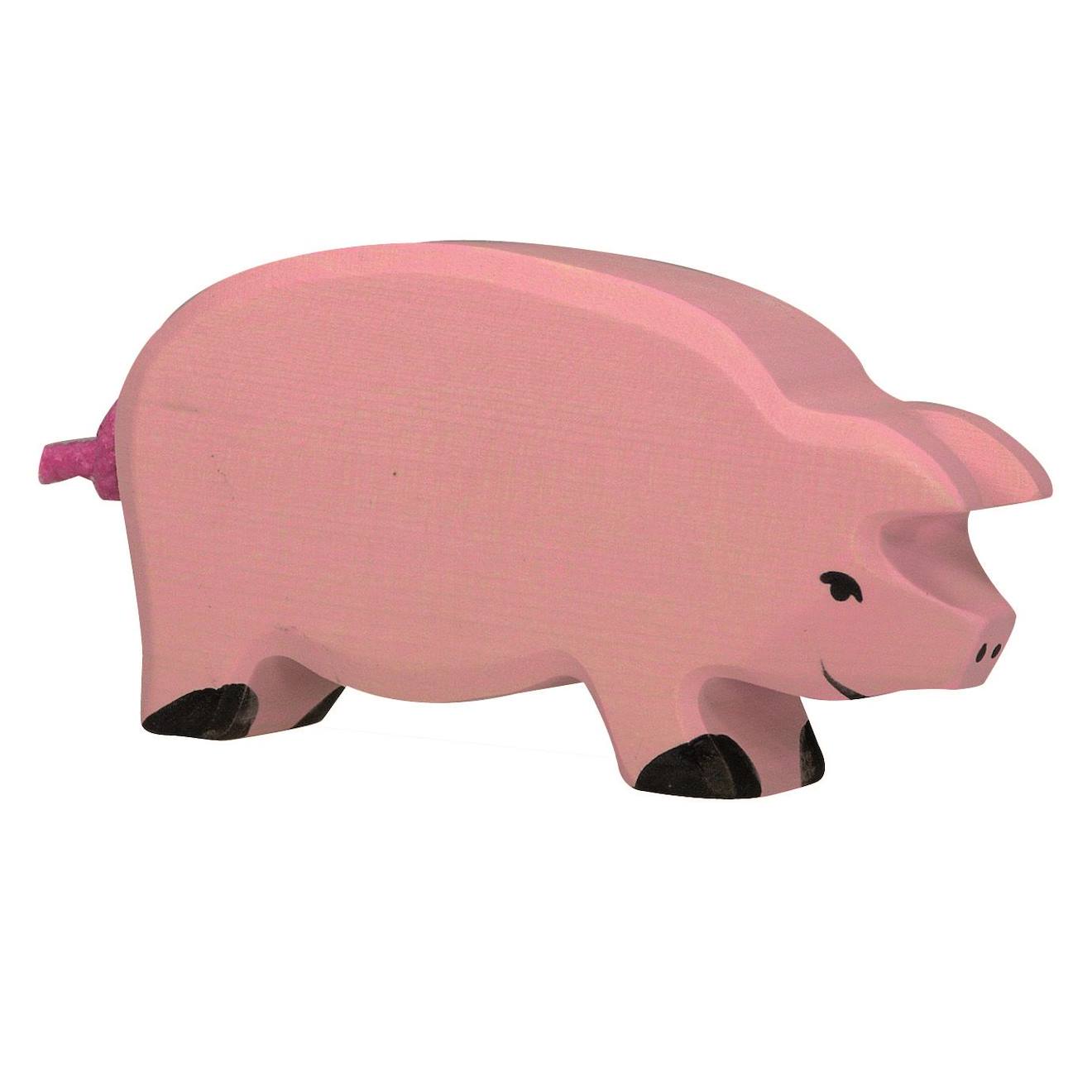 Figurine Cochon Rose